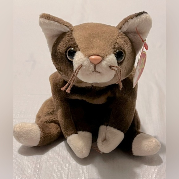 Ty Beanie Babies Pounce The Cat Beanie Baby 1997 Kitty - Picture 1 of 14